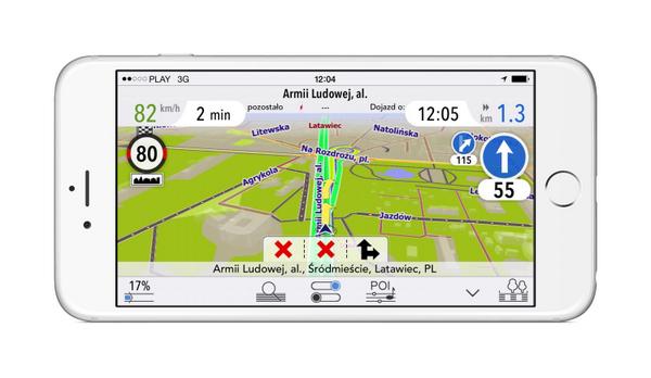 AutoMapa's tweet image. #AutoMapa na iPhone 6 Plus. Wygląda na to, że będzie to jedno z najlepszych urządzeń do nawigacji!