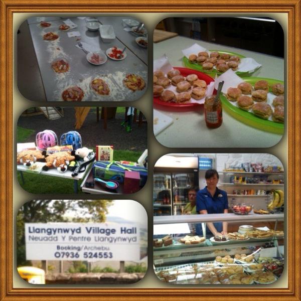Fab week village hall over 50s cafe, pizza making with local school, raffle &amp; support Amelia trust farm @Lynn__Young