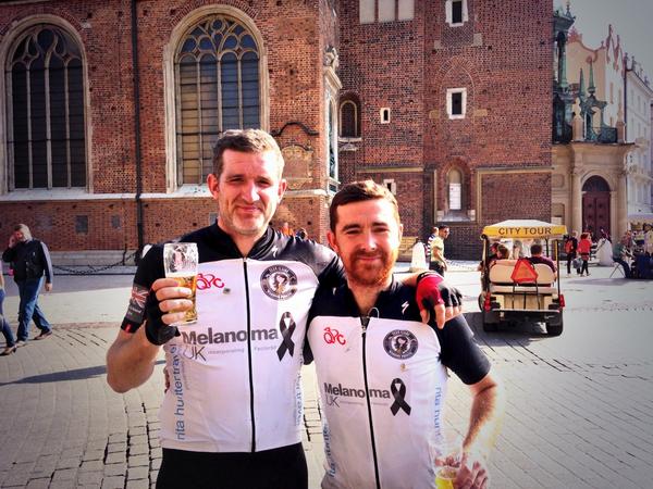 _teamclaire's tweet photo. #soproud #teamclaire @mark_culbert @DiCannon67 @MelanomaUK #liverpooltopoland #1043miles http://t.co/Q7bj4PM6gN