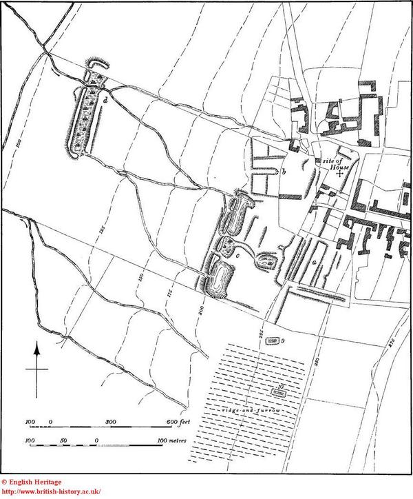 RCHM plan #LadyMargaretBeaufort's #garden at Collyweston [not open to public :(] #landscape british-history.ac.uk/image.aspx?com… …
