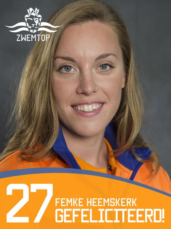 Gefeliciteerd met je 27e verjaardag Femke Heemskerk! (@femkeheemskerk)