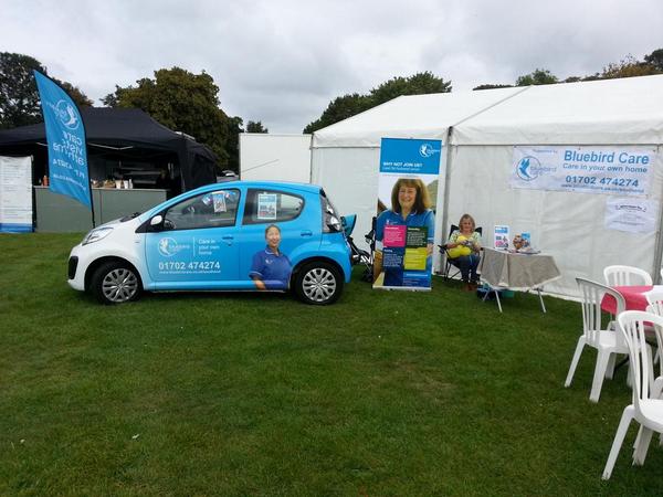 CareSouthend's tweet photo. All ready outside the @BluebirdCare sponsored Vintage Tea Tent @VisitSouthend's Community in Harmony event today http://t.co/GAG8itV6S5