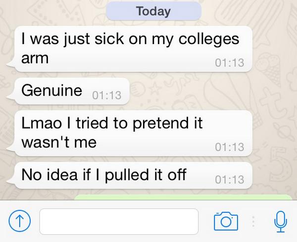 cathysilvey's tweet photo. Received these amazing whatsapp messages from someone who will remain anonymous. Hilarious 😄 http://t.co/Cj0kZphVxD