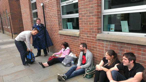 Rockadilies's tweet image. The Rockadilies playing the waiting game (with a wizzard).