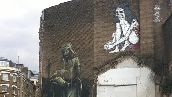 Some sort of before and after makeover? #street art #london