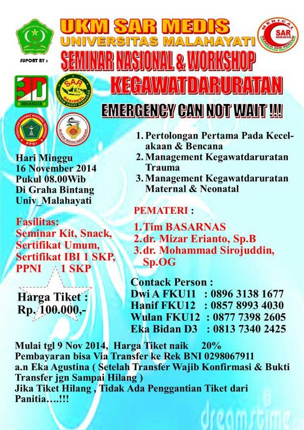 EMERGENCY CAN NOT WAIT !! Lets join us
