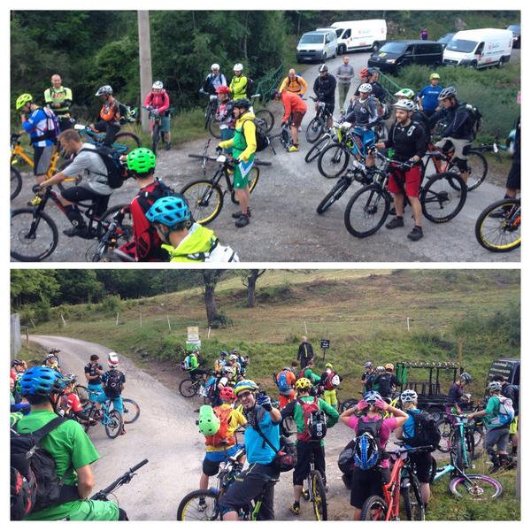 alinecoaching's tweet photo. @transprovence First two waves set this morning!Give it the beans people!  @TPRealStaff The boss gives it some chat http://t.co/eJXWJ7Y9b9