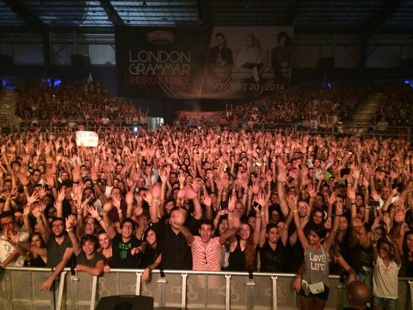 londongrammar's tweet image. Back home after one of the most unforgettable gigs of our careers in Beirut. Thanks to everyone who joined us!!!