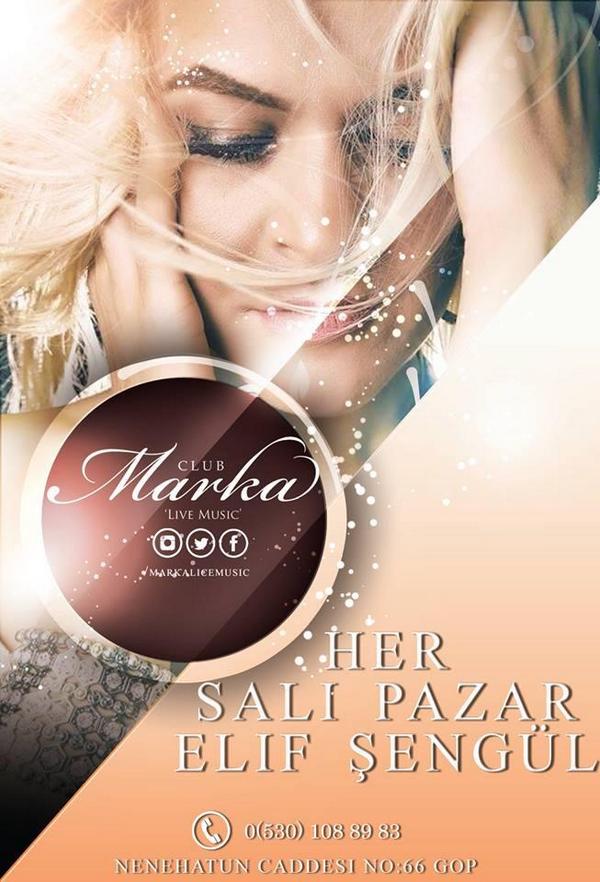 Haftanın 7 Günü Eğlence !!!
Bu Gece ELİF ŞENGÜL &amp; BARAN ABACI Marka Sahnesinde Sizlerle! 🔊🔊 Rez:05332814827