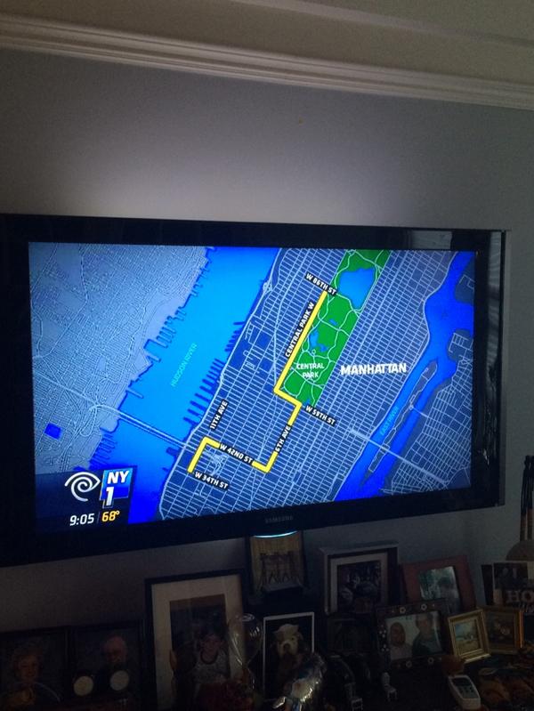 #peoplesclimate a top story on NY1 TV
