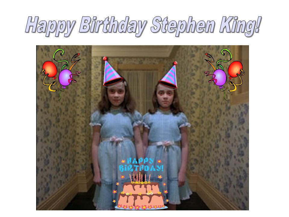 Happy 67th Birthday Stephen King! 