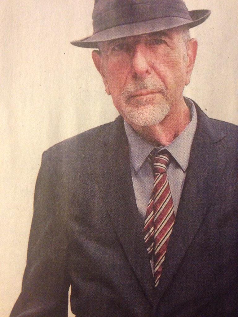 Happy birthday, Mr. Leonard Cohen. And thank you. For everything. Even the recent problems. 