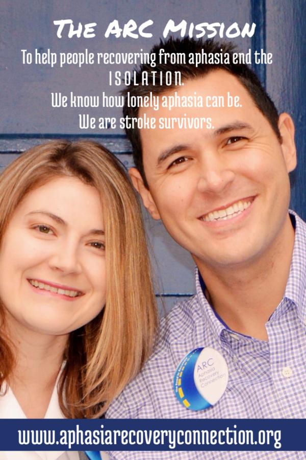 ARCaphasia's tweet photo. The #Aphasia Recovery Connection's Mission is to help end the isolation for people recovering from aphasia. http://t.co/vfdRo0MjET