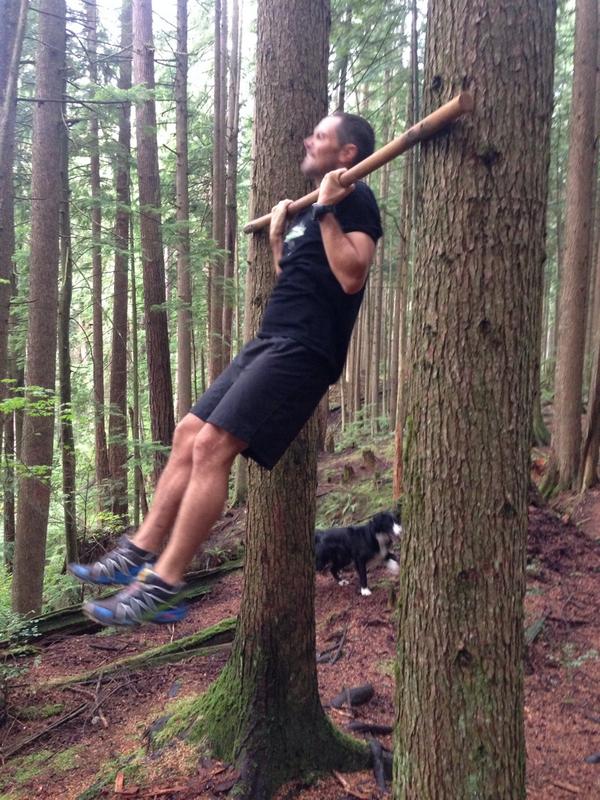JamesBLMarshall's tweet photo. Wishing @tomcraik&amp;everyone a fun/safe time @CoastMtnTrail sky pilot. @dacooster, here's Toms Friday workout mid run. http://t.co/jOzD9Yoqjq