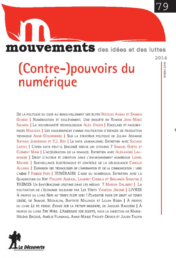 laparisiennelib's tweet photo. N°79 de la @revuemvts : (Contre-)pouvoirs du numérique > http://t.co/R1xt3FCbLf - http://t.co/Ipnk0UFWny