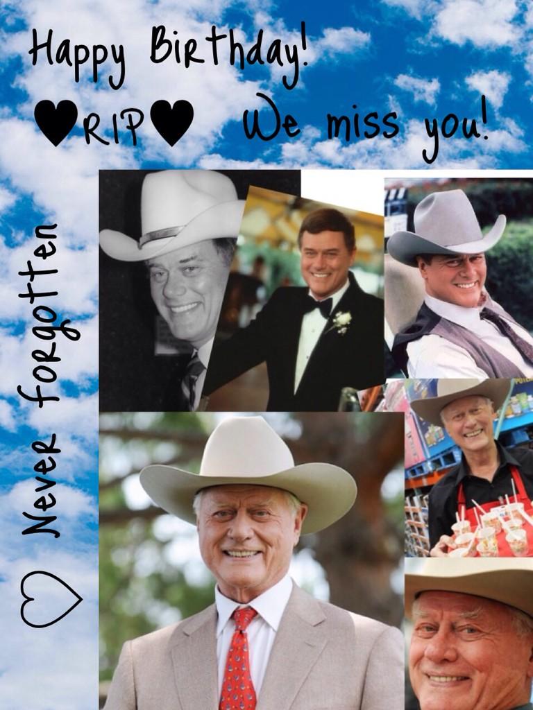 Happy Birthday To Larry Hagman! RIP  