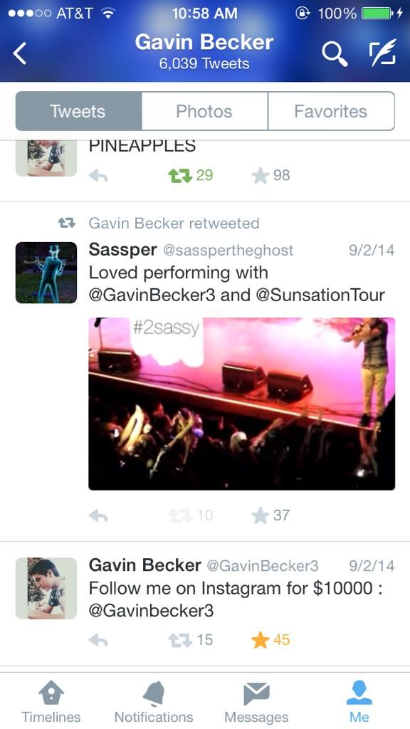 sasspertheghost's tweet photo. Do y'all remember this😂✌️ @GavinBecker3 http://t.co/FMDCKiDeuE