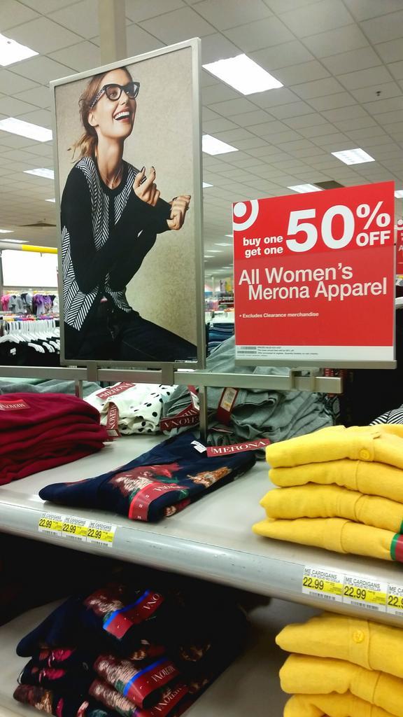 HBTGT's tweet photo. When I say "BO", you say "GO". Take advantage of Women's Merona and Shoe BOGOs all week long! #buyonegetone http://t.co/mRJ5tTFf4l