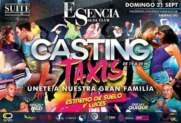Hoy #casting de taxiboys y taxigirls en Esencia a las 19! #salsa #barcelona