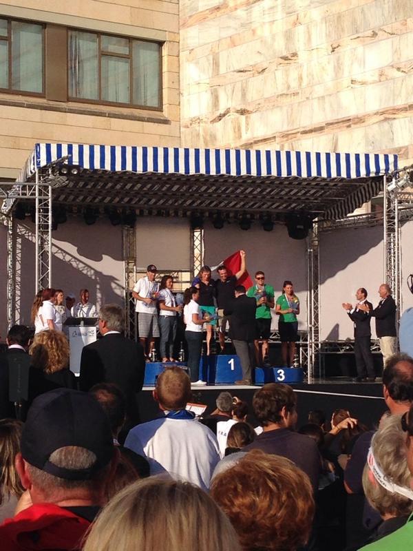 Para terminar con la entrega de medallas <a href="/SANTANDER2014ES/">SANTANDER2014 VELA</a> #Nacra17 #MundialSDR14