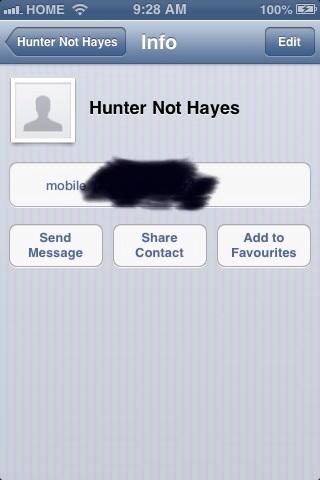 Becca237Xx's tweet photo. My friend,Hunter,sorta gave me his number last night and I kinda...#Hayniacproblems http://t.co/uIg8IkC9q9