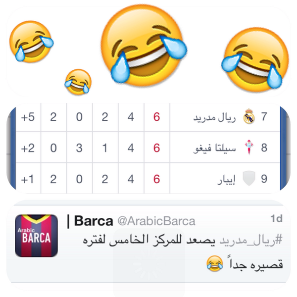 ArabicBarca's tweet photo. #ريال_مدريد 😂 http://t.co/7OmVdDlMsB