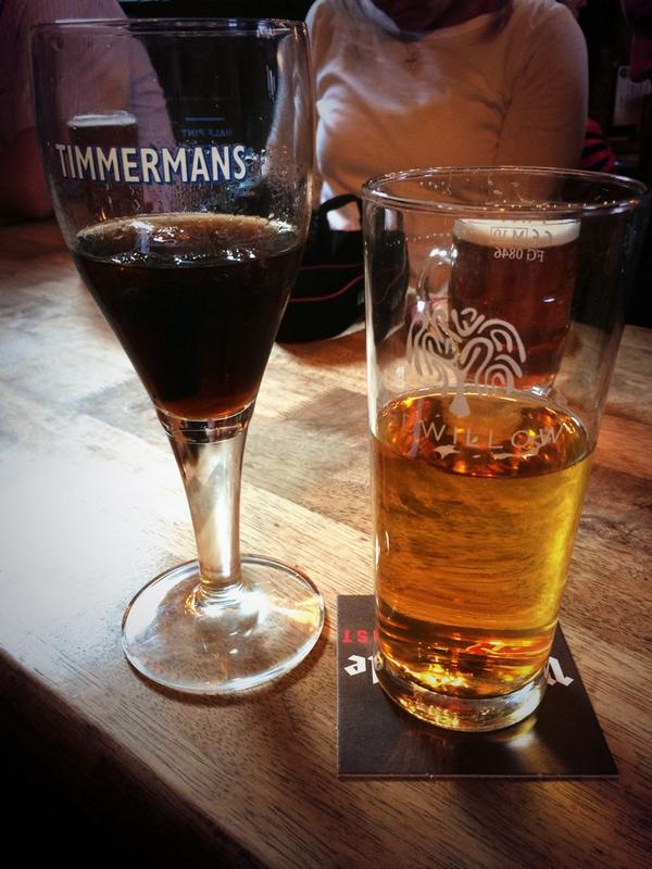 Considering they sell all the appropriate glassware down stairs, there's really no excuse for this at <a href="/TremblingMad/">Trembling Madness</a>