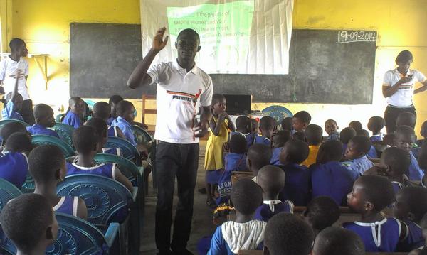 PatriotsUCC's tweet photo. CHOLERA  AND SANITATION EDUCATION AT AMAMOMA PRESBY SCHOOL CAPE COAST DURING THE NATIONAL VOLUNTEER DAY. http://t.co/PbG3e43KbD