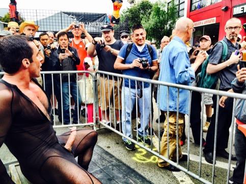 nickcapra's tweet photo. ...in the center of the ring..just like a circus! @kinkmen #Fulsom #fetish #gayporn http://t.co/hkED21sske