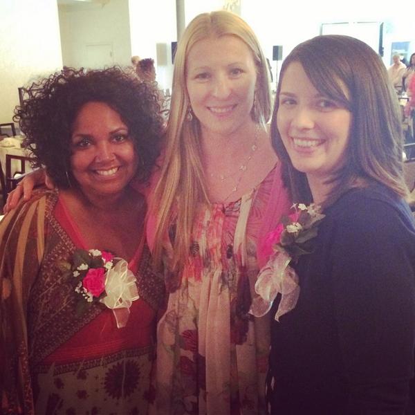 Power Trio: <a href="/indyjazzfest/">Indy Jazz Fest</a>'s <a href="/Cynthialayne/">Cynthia Layne</a>, <a href="/PippaMann/">Pippa Mann</a> &amp; @KomenIndy's Natalie Sutton: