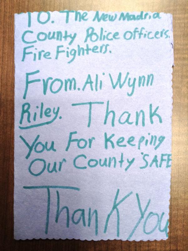 NewMadPD's tweet photo. Things like this make a sometimes tough job a lot easier! http://t.co/EsOoYtXV5p
