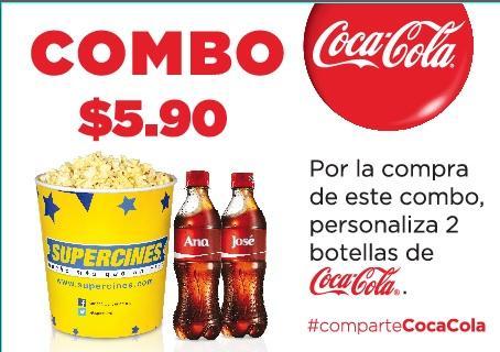 supercines1's tweet photo. Por la compra de tu #ComboCocaCola personaliza tus botellas. Hoy último día en @supercines1 #SanMarino y #Sur http://t.co/3RlGnmPd47