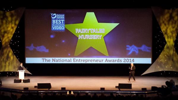 GedandClaire's tweet image. Congratulations to Fairytales Nursery for winning the Best Business Video Award! #enco2014