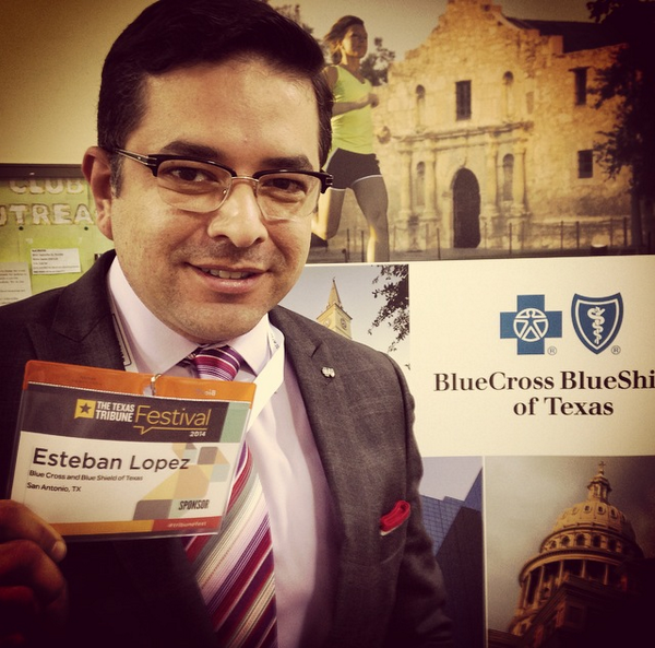BCBSTX's tweet photo. From healthcare to the environment, times are changing. Our Dr Lopez enjoyed the #TTFhealth dialogue at #TribuneFest! http://t.co/JCdwCyl3Wq