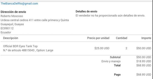 mktp's tweet photo. @TheBiancaDelRio pleaaase bianca! Places the order and confirmed payment months ago!! I'll resend it to you :) http://t.co/nFRsCauh4U