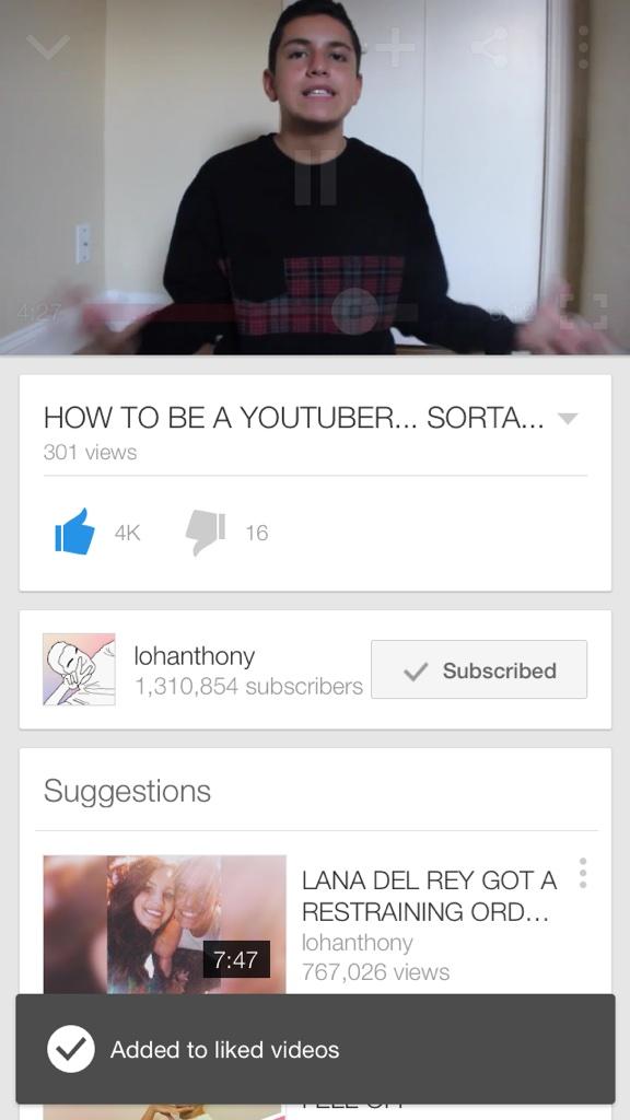 Singingxmoran's tweet photo. WATCH @LOHANTHONY 's NEW VIDEO http://t.co/9US36SD3VV http://t.co/fOeP0OHmsL