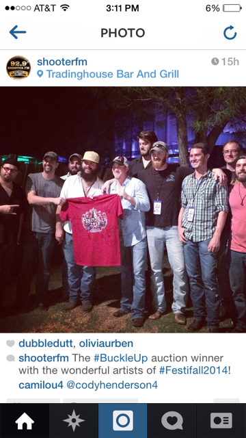 CodyHenMusic's tweet photo. FestiFall 2014 @ Trading House Bar and Grill!!  @929Shooterfm @Deryl_Dodd @Clinton_Bon @BrianKeaneTunes http://t.co/dHXsfmtVq0