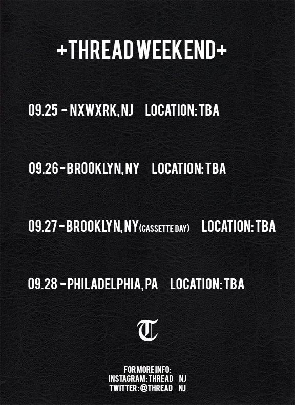 ThreadImprint's tweet photo. Details Soon ! #THREADWEEKEND http://t.co/drpxRuvd5x