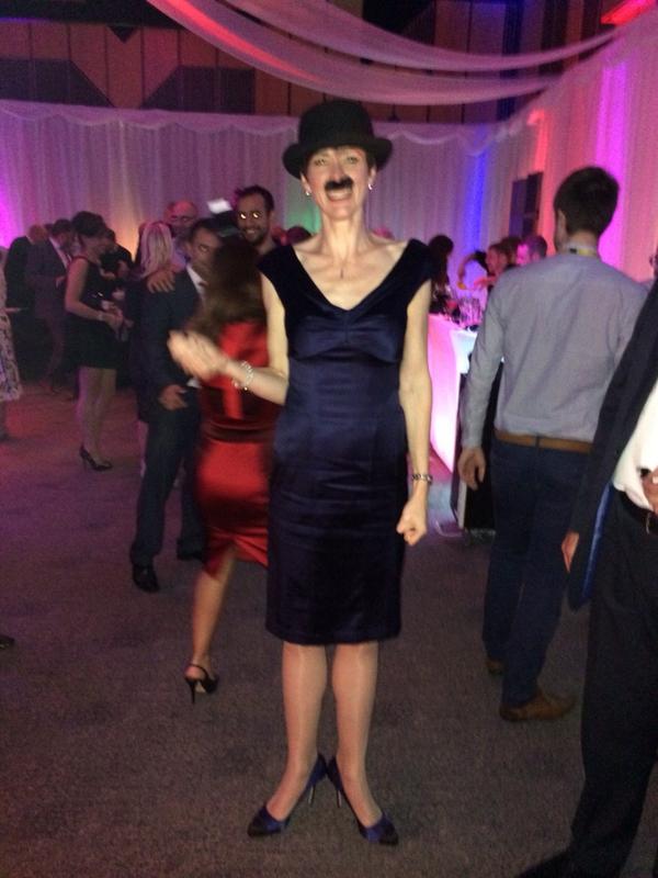 BrashSolutions's tweet image. Liz Baranov aka Mr Chaplin proving not all accountants are the same! @RickabyCo #ENCO2014 @Nigelbotterill
