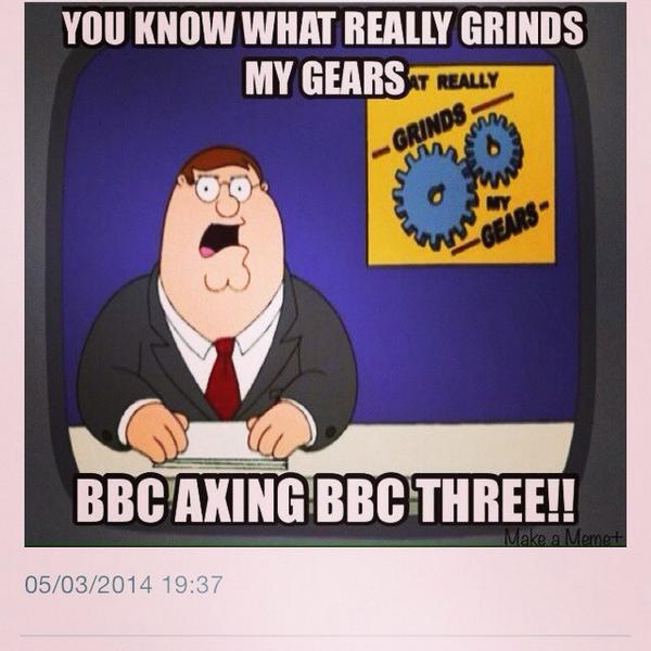 EmmaMaskell's tweet photo. So answer me this @BBC... Since @bbcthree won Digital channel of the year... Again why cut it?! Arghh its messed up! http://t.co/vv40j8O948