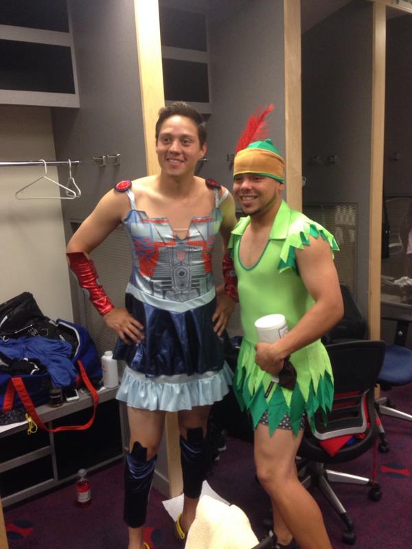 Jay Horwitz on X: Rookie hazing: Wilmer Flores and Juan Centeno   / X