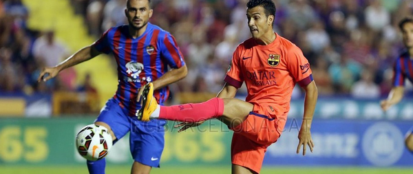 FCBarcelona's tweet photo. #photogallery Check out full images of the match at Ciutat de Valencia http://t.co/T2kXKGiVI2 #fcblive http://t.co/O9RSoatyEU