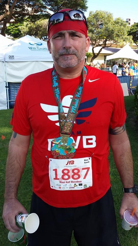 TeamRWBHawaii's tweet photo. One of our Maui #Eagles completing a 1/2 marathon! #TeamRWB #WWP http://t.co/r1IZoIXhFp