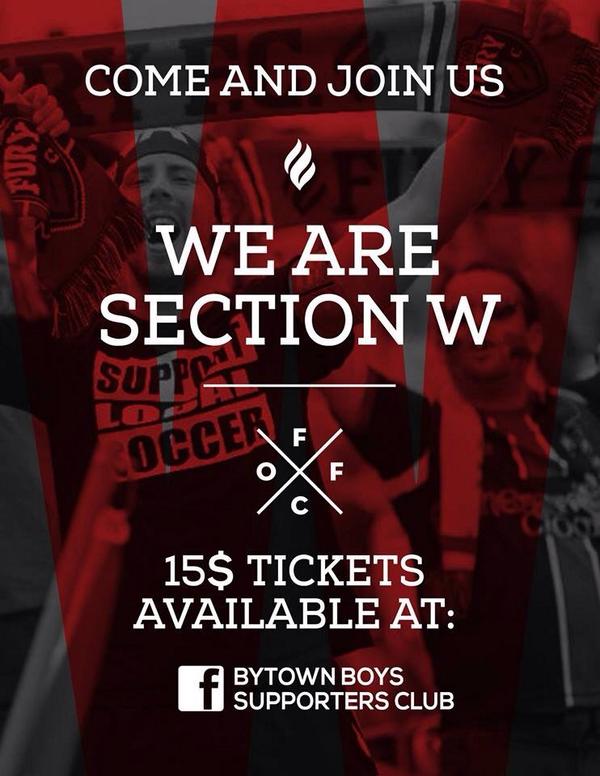 BytownBoys's tweet image. BIG Game this weekend! Join us in Section W for the Party! #OFFC X #MinnesotaUnited we got 15$ tix! #ForzaFury #COYF