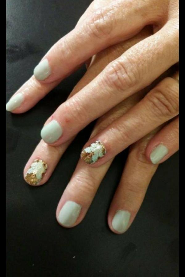 SALON208's tweet photo. Beautiful mint nails by stylist Stacia Diaz! http://t.co/FYnJ0ALC1H