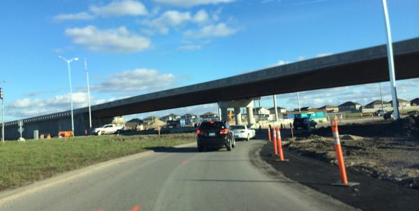 brent_bellamy's tweet photo. Winnipeg's latest $55-million sprawl enabling, suburban subsidy is open today. http://t.co/DRK5Yer0G2