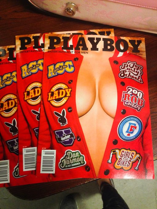 GUUUUUUESSSS WHO MADE THE COVER OF @PLAYBOY?!? ?

#AHHHHH #BLESSED #IMustBeDreaming #WINNING #BestBreastsOfTheWest