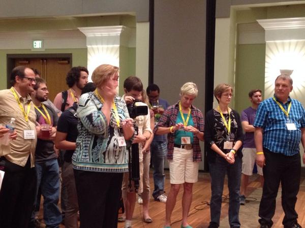 CoStartersVA's tweet photo. Congrats Simplixity! They win the grand prize AND one of our judges is cutting them a $10,000 check! #RVASW http://t.co/yEiYS6WpYb