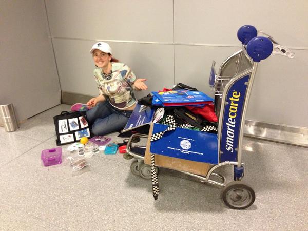 TenayaHurst's tweet image. @MakerFaireNY #makers gotta @make ...even if it's in the NYC airport all night long :) #RogueMaking #LadyMaker xoxo~T