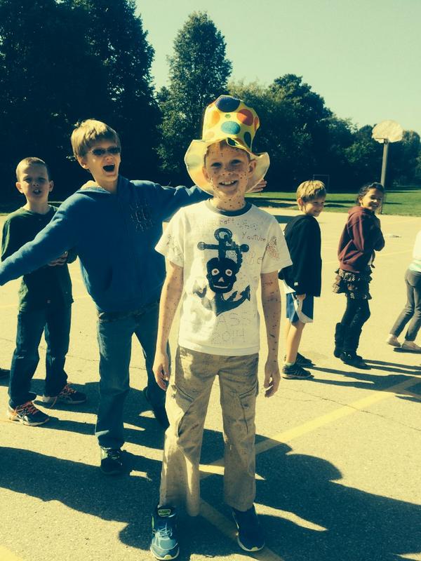 Masonville celebrated Dot Day.. A celebration of creativity.  We made our mark!